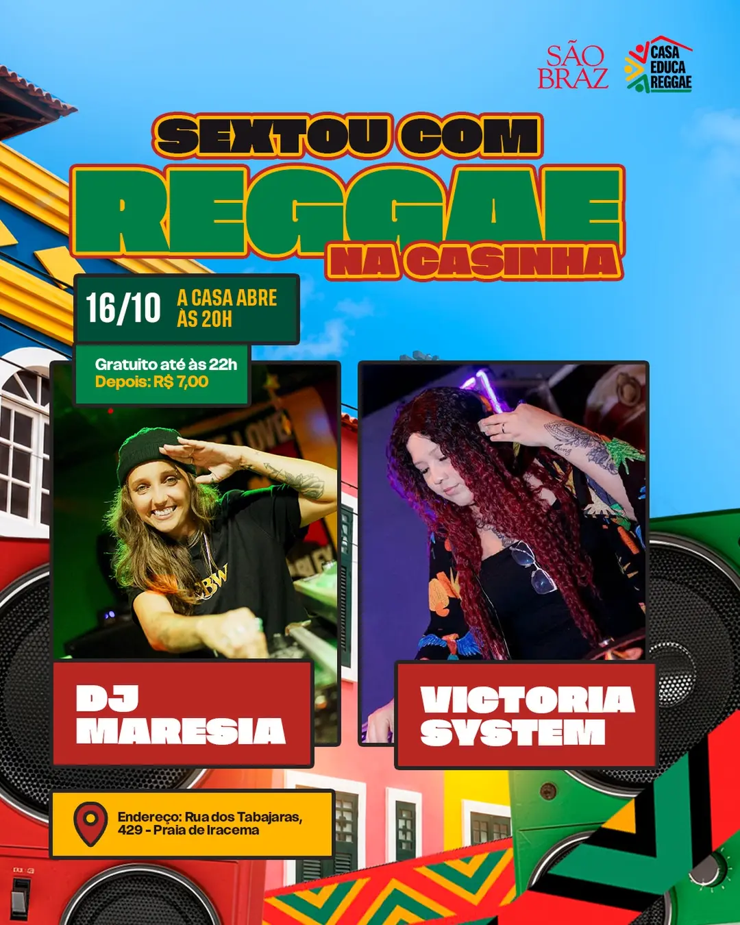 Flyer de Maresia e Victoria System