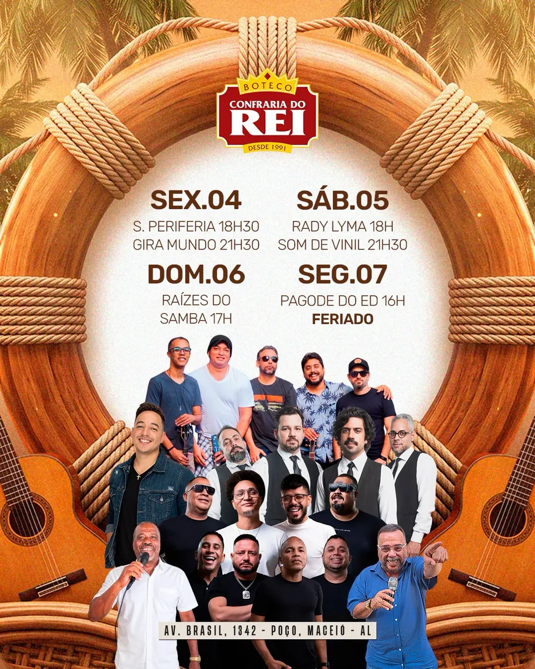 Flyer de Rady Lyma e Som de Vinil