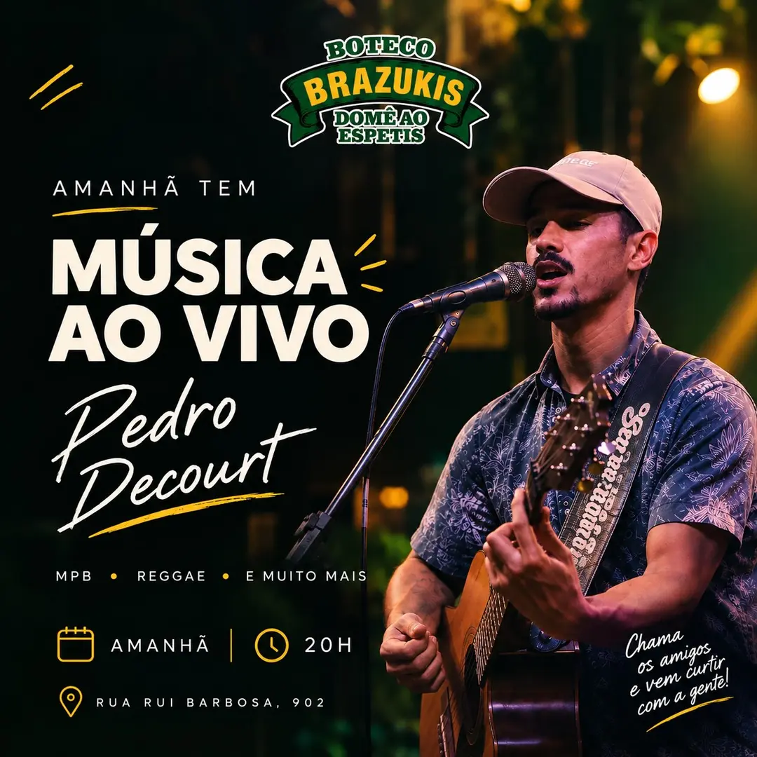 Flyer de Pedro Decourt