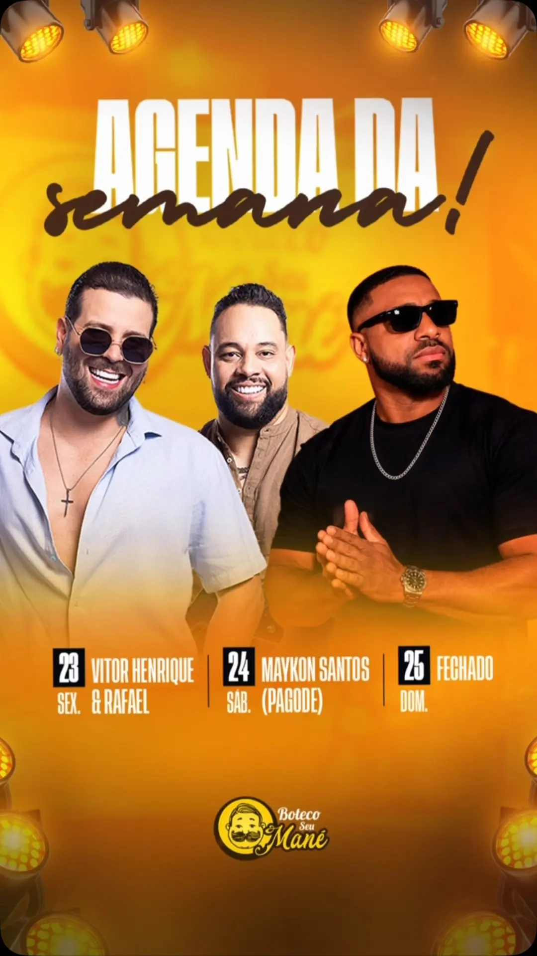 Flyer de Maykon Santos