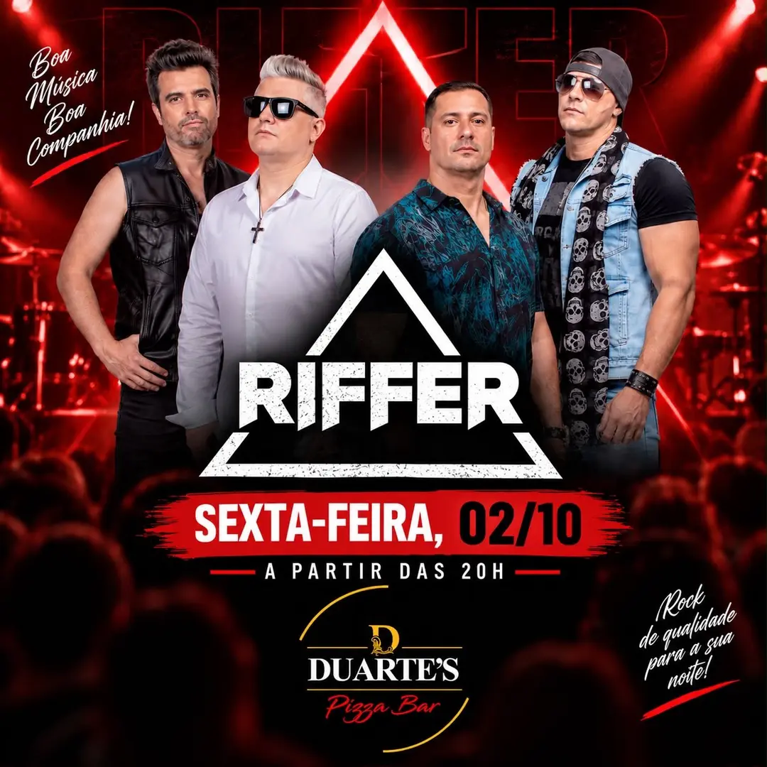 Flyer de Riffer Thiago Ribeiro