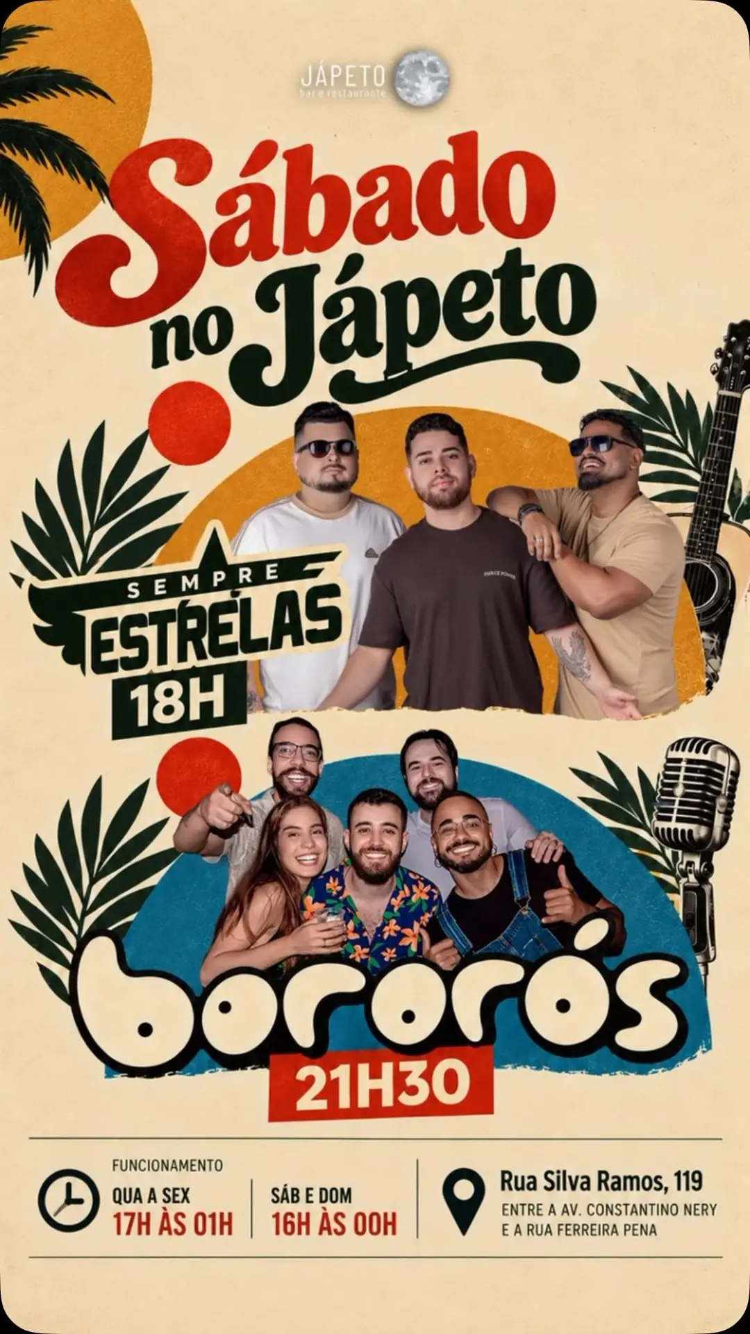 Flyer de Sempre Estrelas