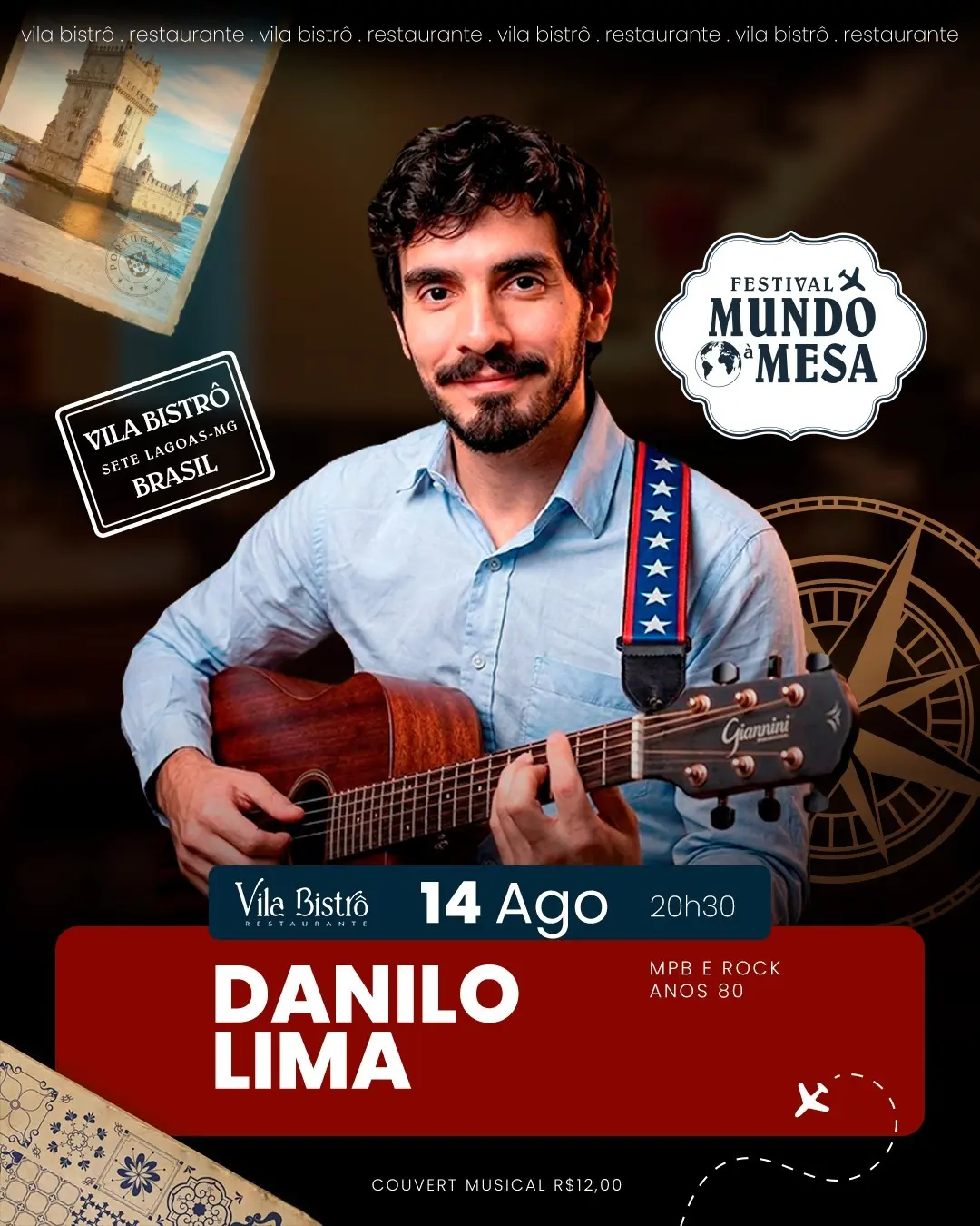 Flyer de Danilo Lima