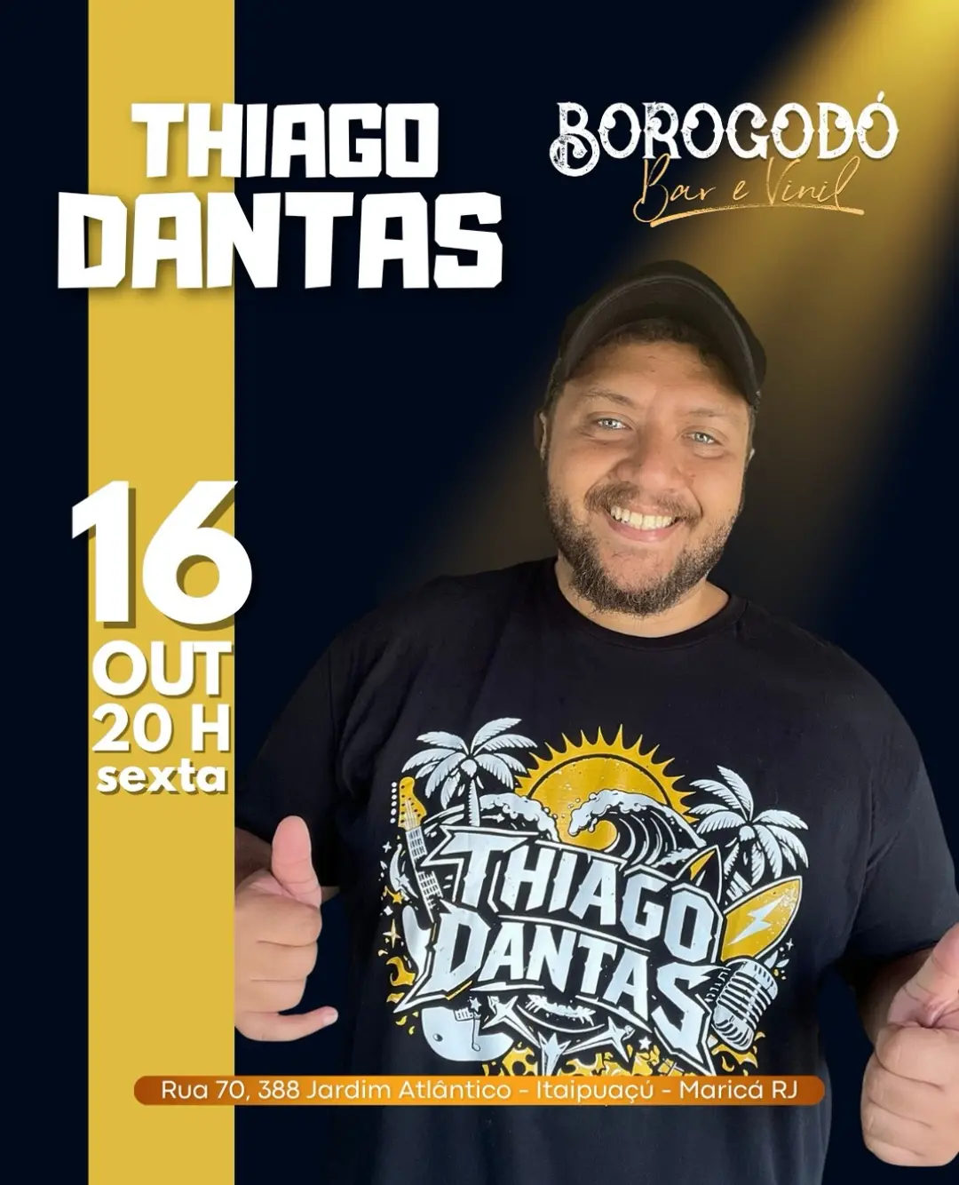 Flyer de Thiago Dantas
