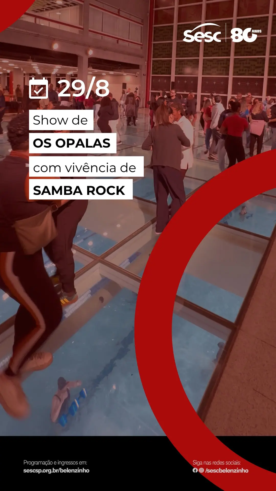 Flyer de Os Opalas, Renato Gama, Grazzi Brasil e mais 4 artistas
