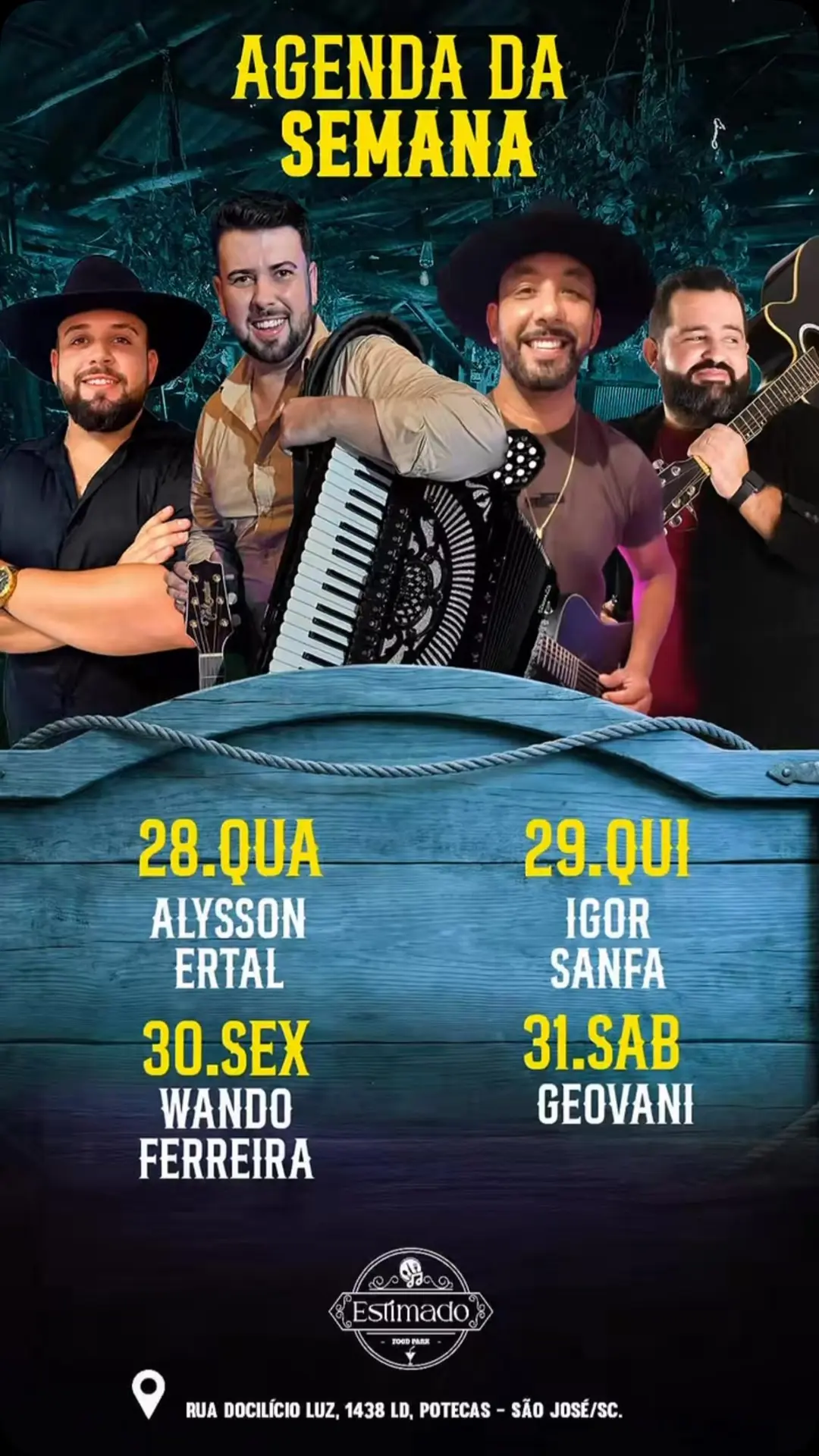 Flyer de Alysson Ertal