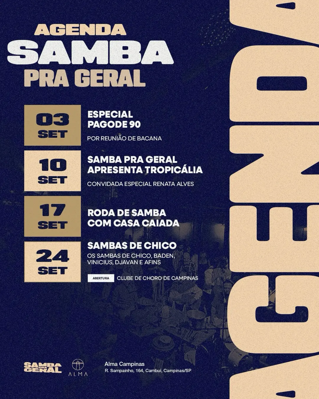 Flyer de Reunião de Bacana