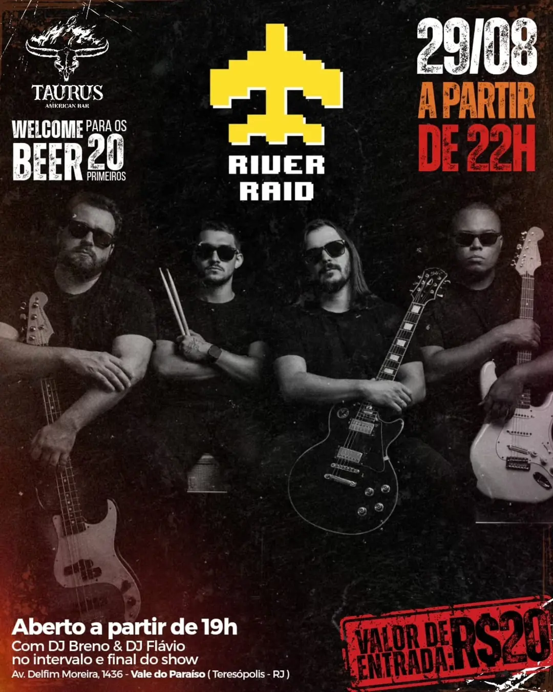 Flyer de Banda River Raid