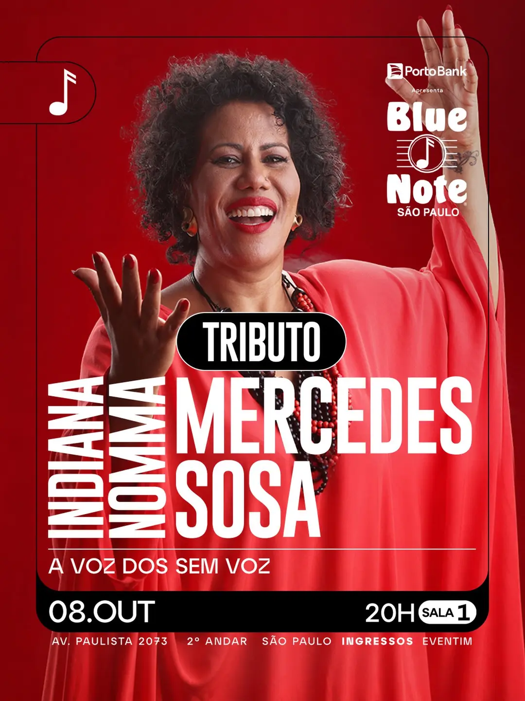 Flyer de Indiana Nomma, Mark Lambert, Aires e mais 2 artistas