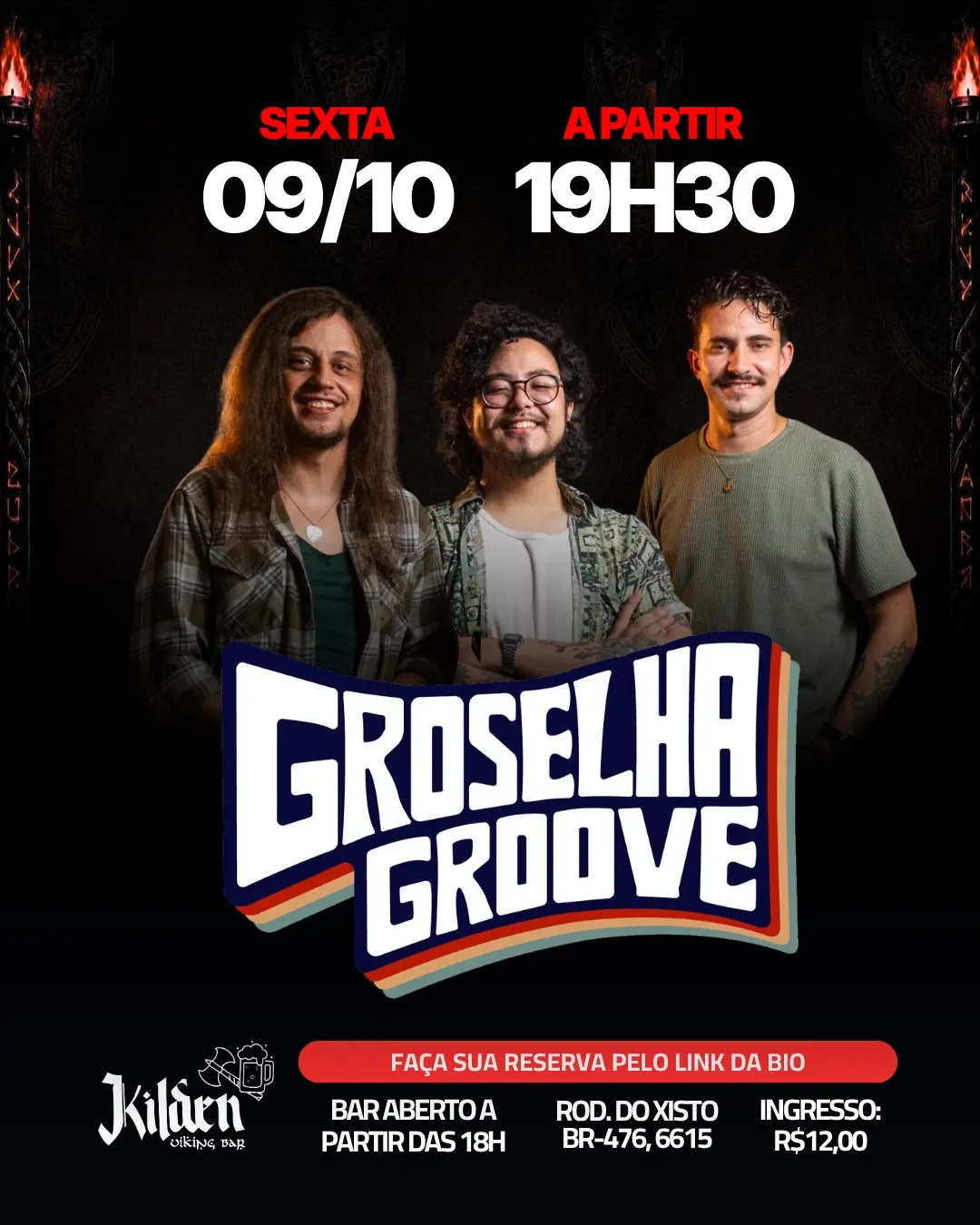 Flyer de Groselha Groove
