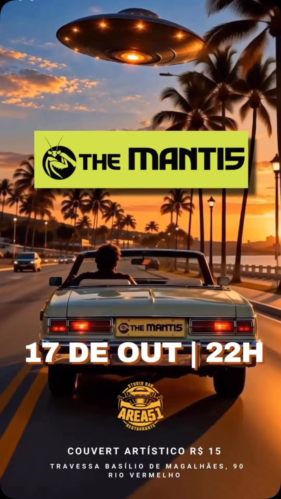 Flyer de The Mantis