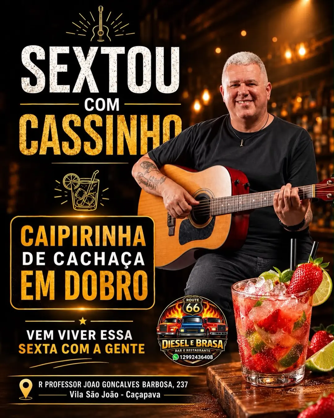 Flyer de Cassinho Vieira