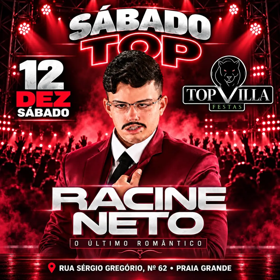 Flyer de Racine Neto