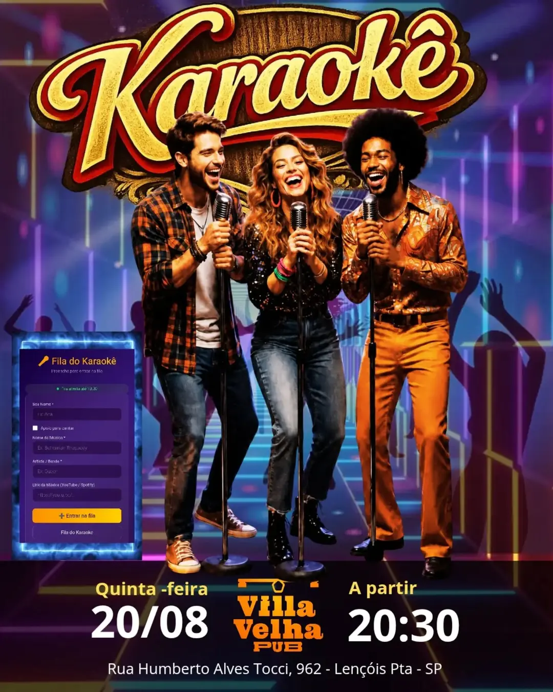 Flyer de Pagode do Flavinho