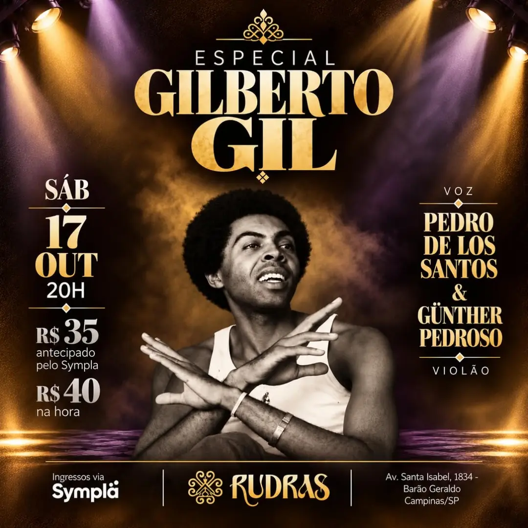 Flyer de Pedro de los Santos e Günther Pedroso