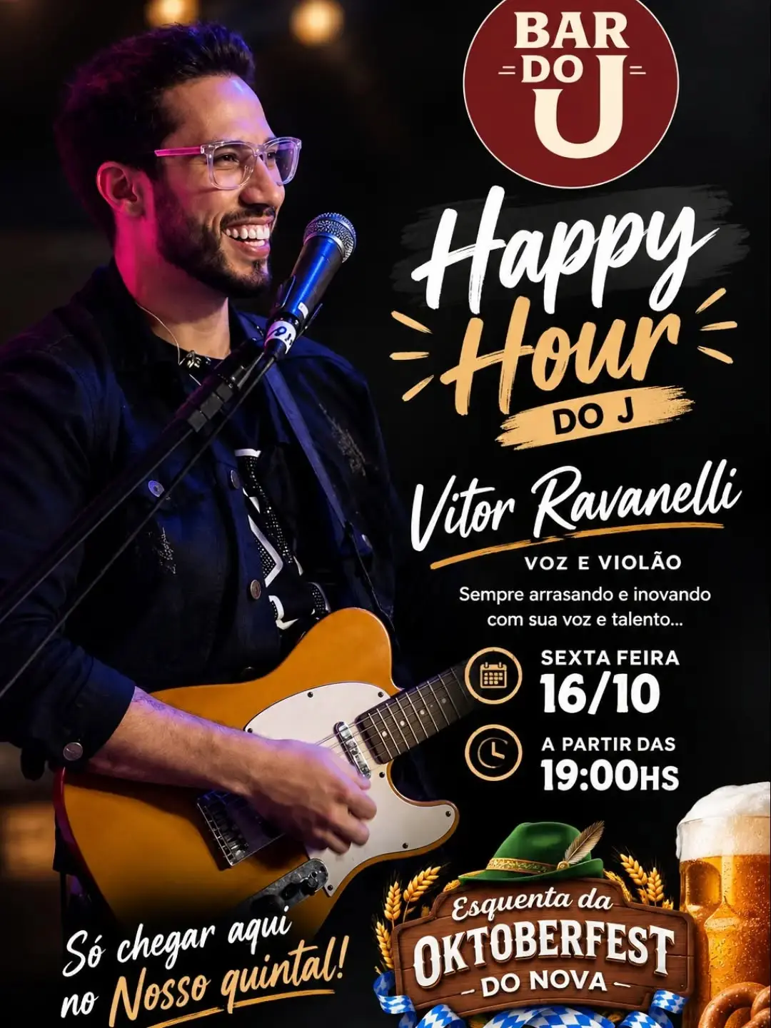 Flyer de VITOR RAVANELLI