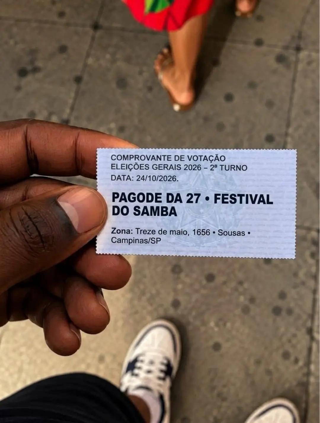 Flyer de Thiago Bispo e Pagode da 27