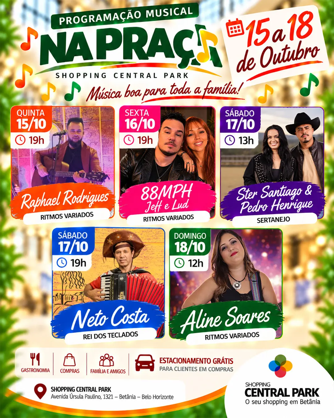 Flyer de Raphael Rodrigues