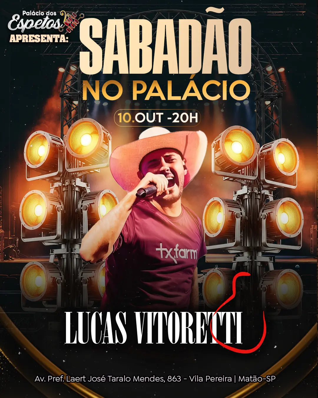 Flyer de Lucas Vitoretti