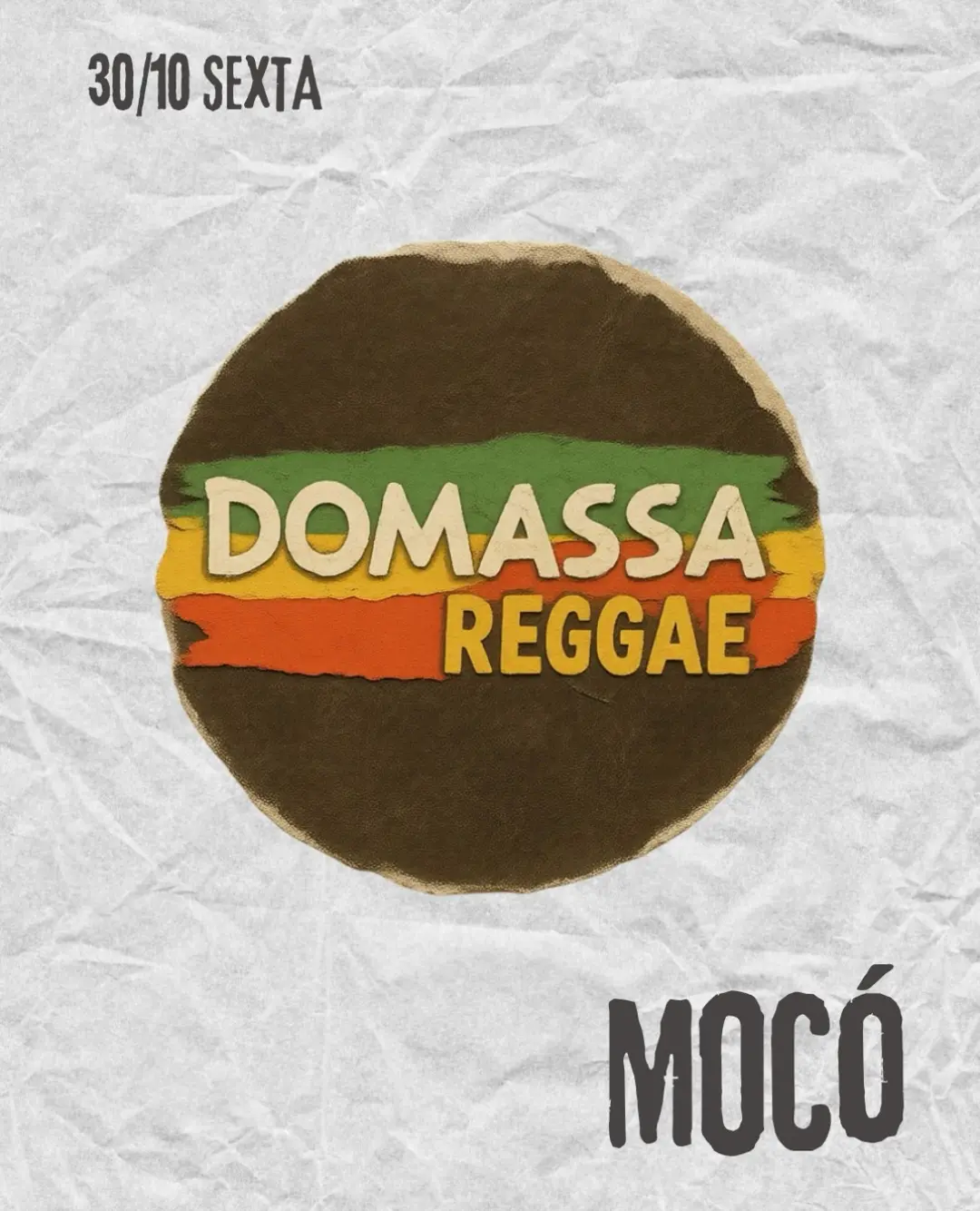 Flyer de DoMassa Reggae