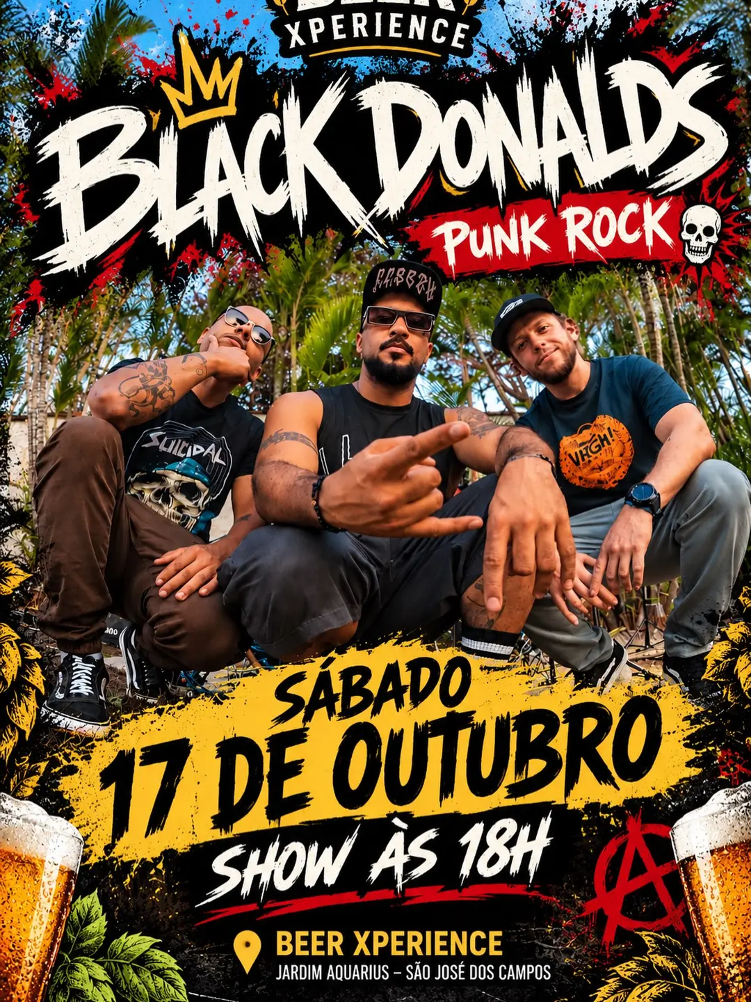 Flyer de Black Donalds