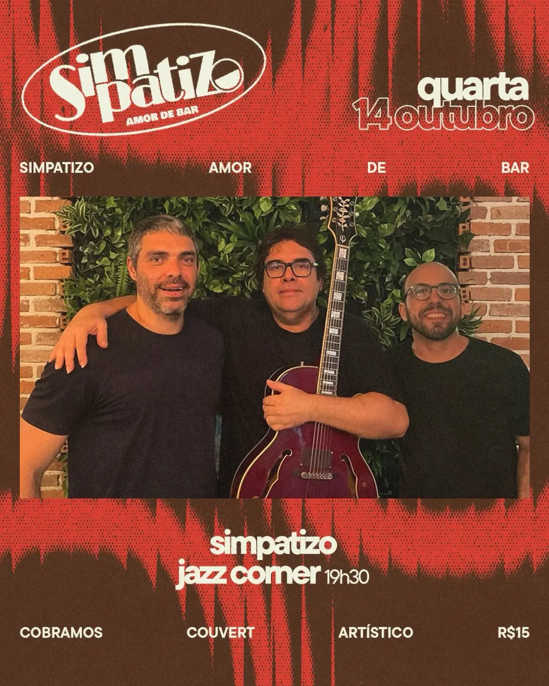Flyer de Moacir Bedê e Bruno Vasconcelos
