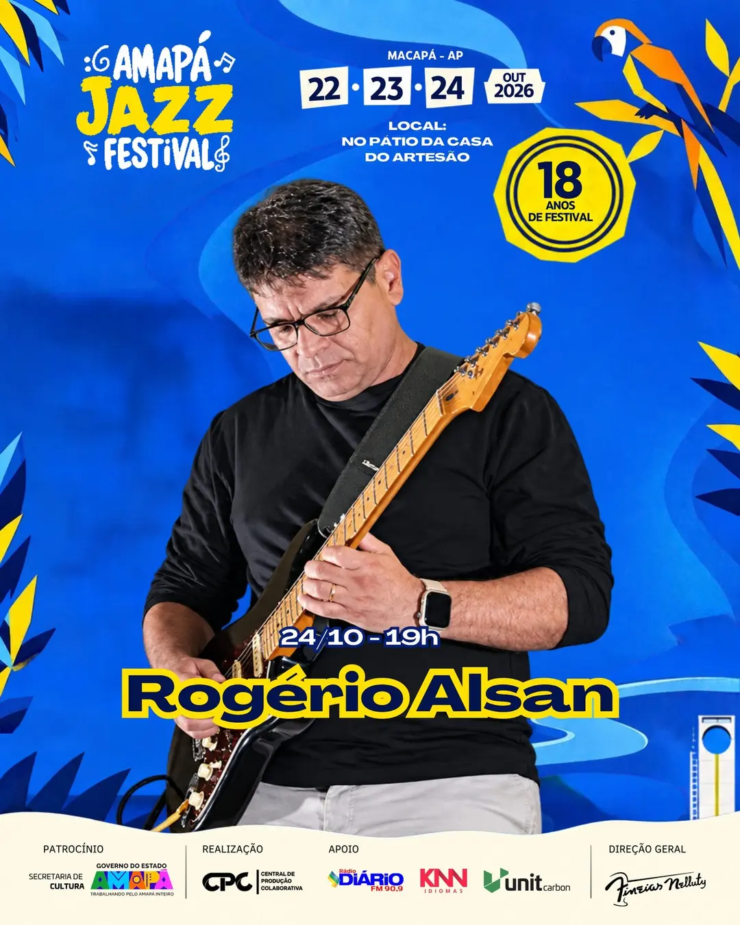 Flyer de Rogério Alsan e Deize Pinheiro