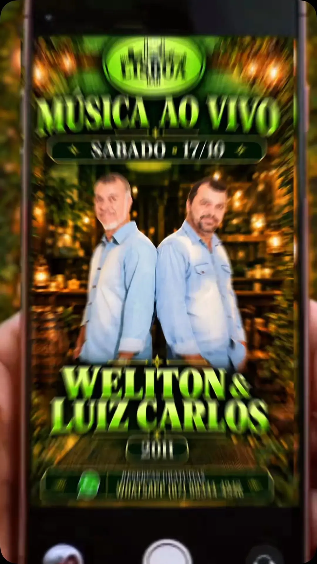 Flyer de WELITON & LUIZ CARLOS