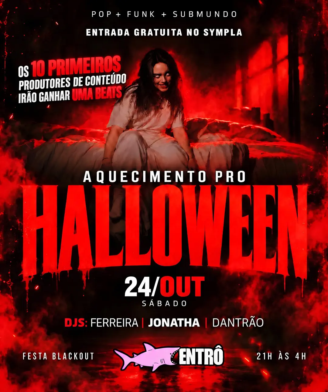 Flyer de Dantrão, eferreiramsm e jonathagomes