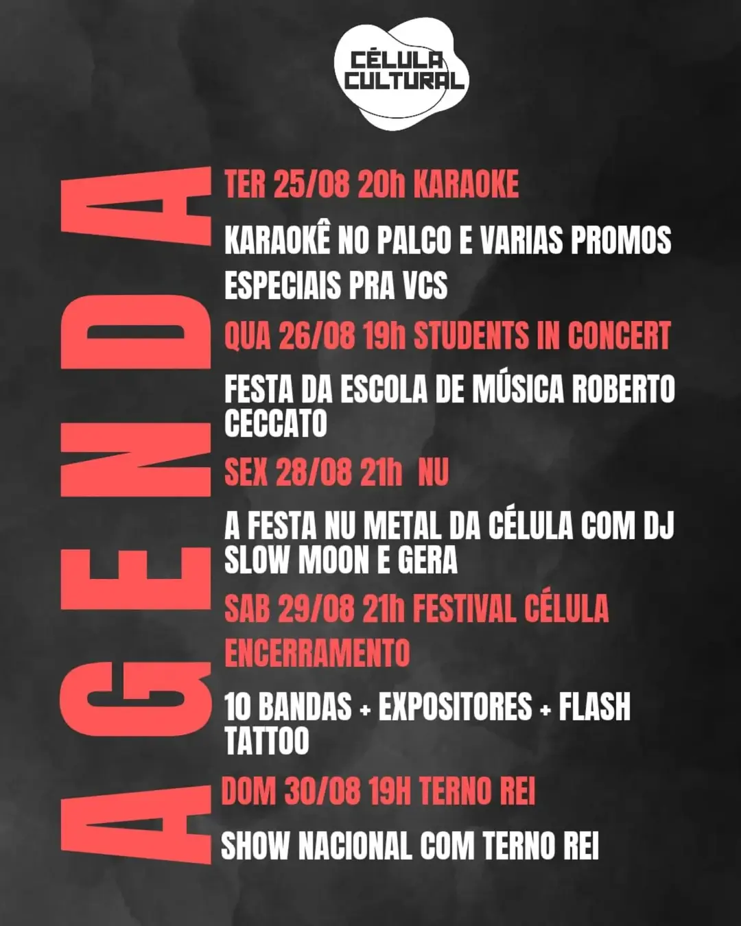 Flyer de Terno Rei
