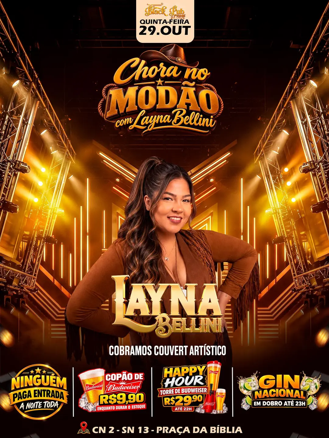 Flyer de Layna Bellini