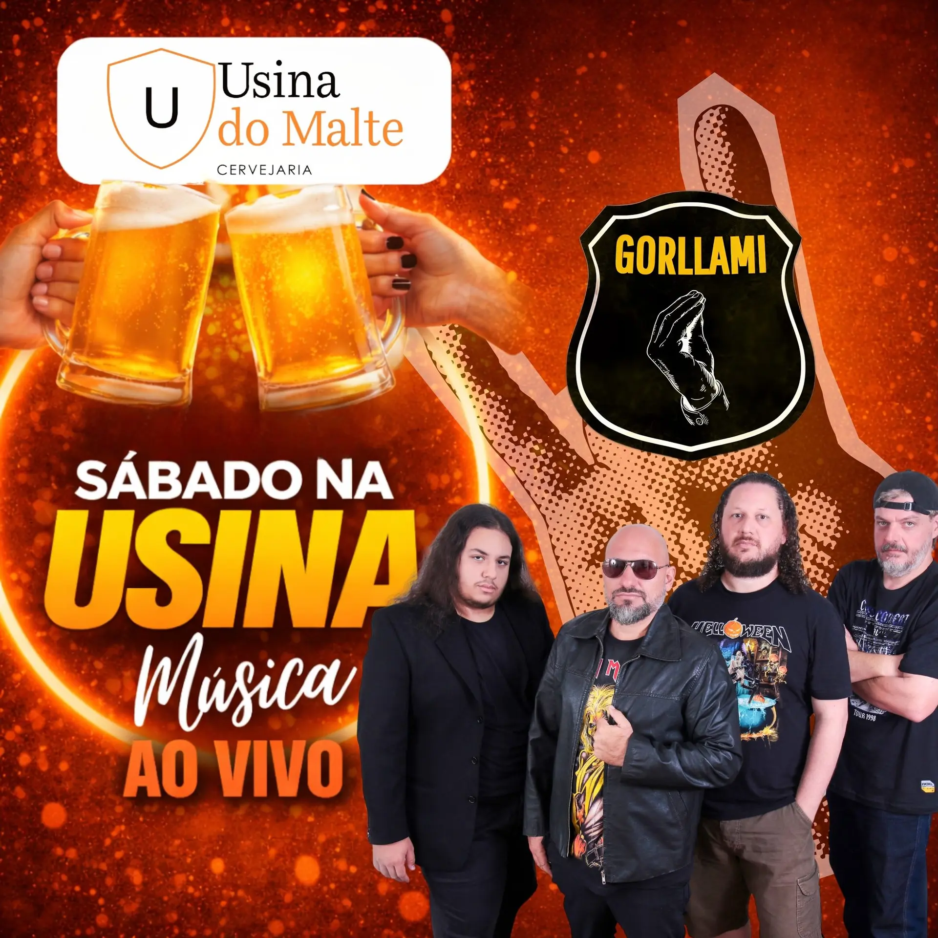 Flyer de Banda Gorllami
