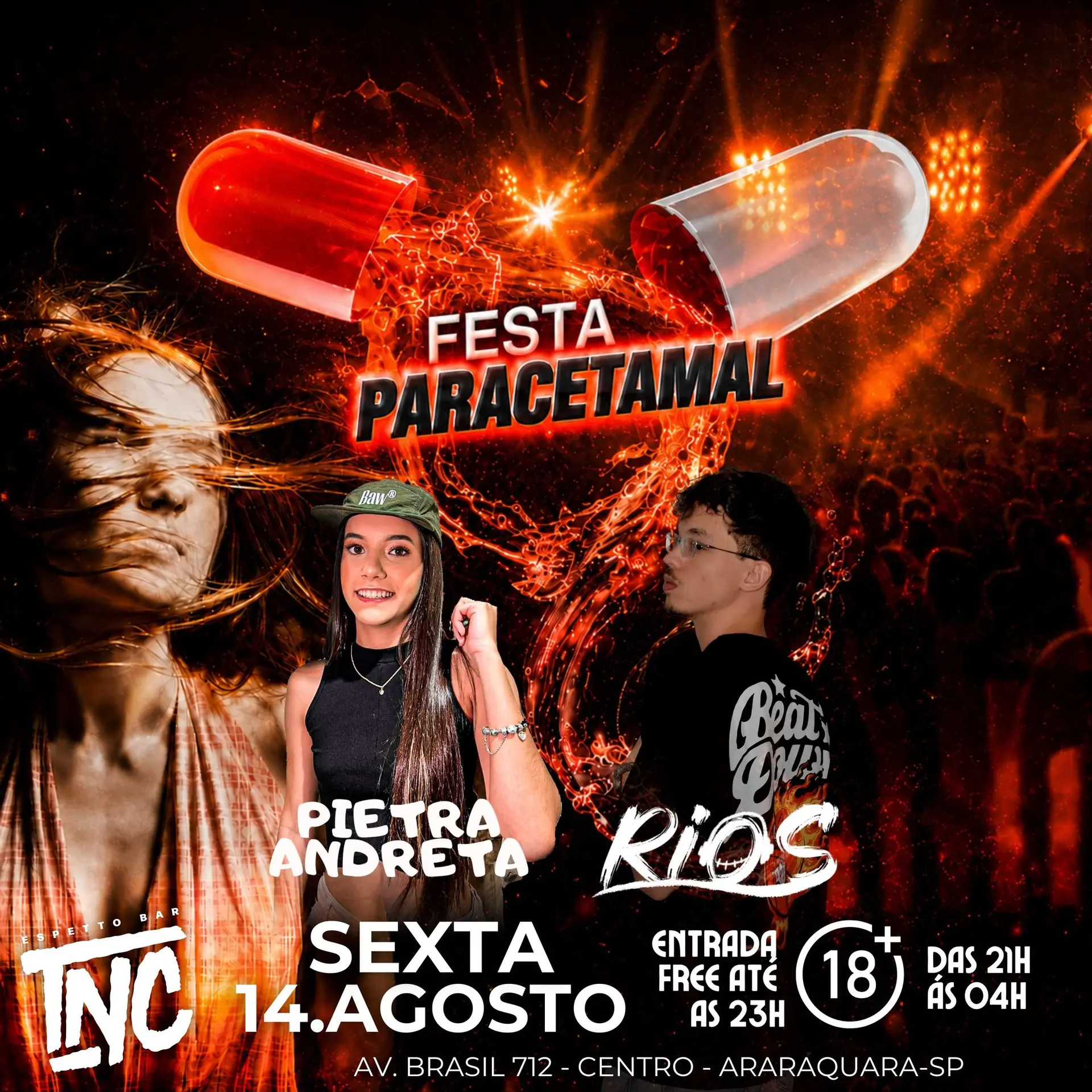 Flyer de Rios e Pietra Andreta