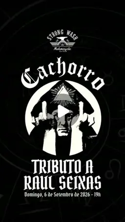 Flyer de Raul Seixas Tributo