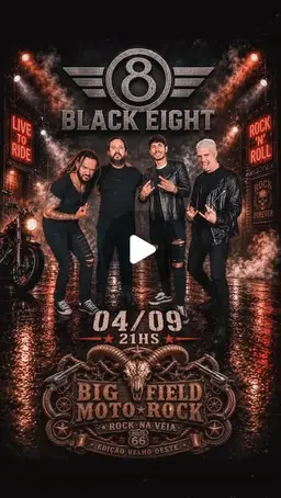 Flyer de Black Eight e Mad Max