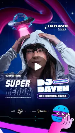 Flyer de Gabriela Dayeh e _blacktag