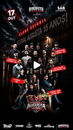 Flyer de Foo Fighters Cover Brasil