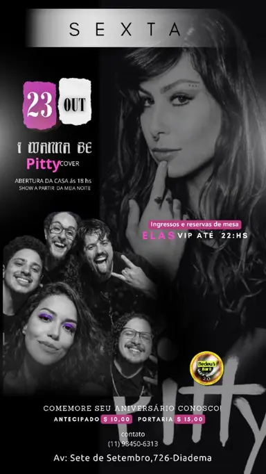 Flyer de I Wanna Be