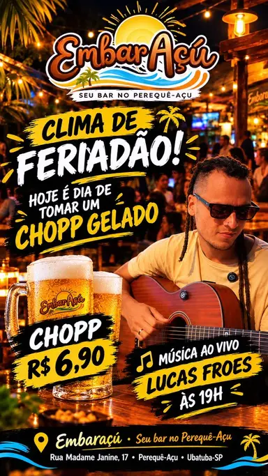 Flyer de Lucas Froes