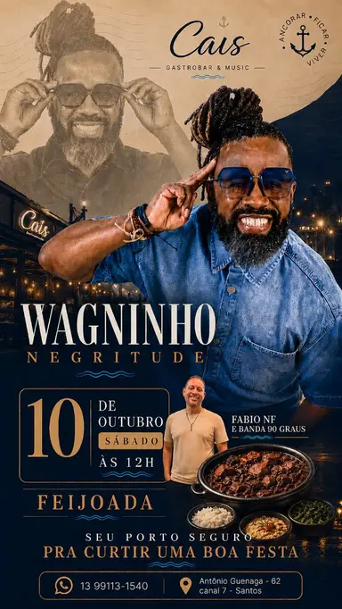 Flyer de Wagner Negritude