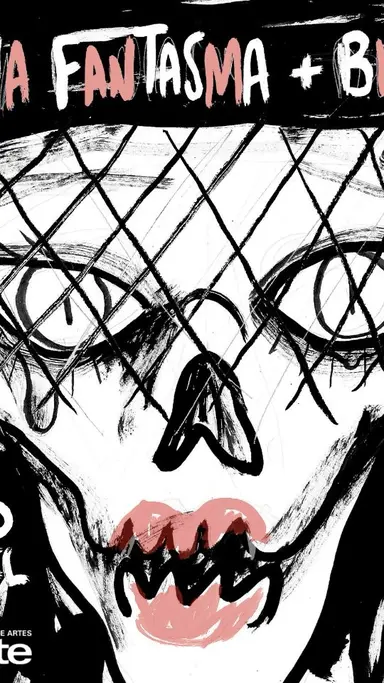 Flyer de Viúva Fantasma, Palhaços da Cidade e mais 2 artistas