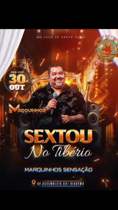 Flyer de Marquinhos Sensação