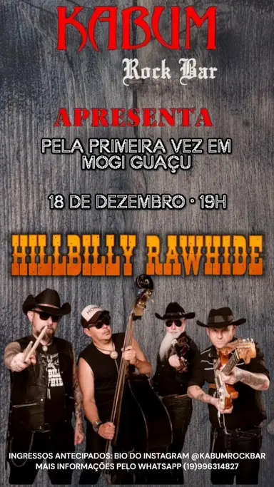 Flyer de Hillbilly Rawhide