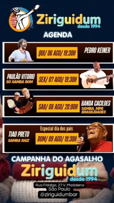 Flyer de Banda Cacilde's Oficial
