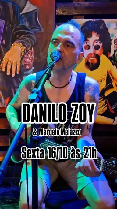 Flyer de Danilo Zoy e Marcelo Melazzo