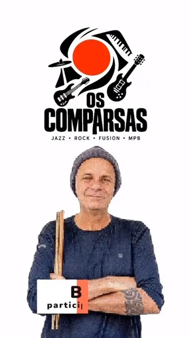 Flyer de Os Comparsas e o Blues de Bolso
