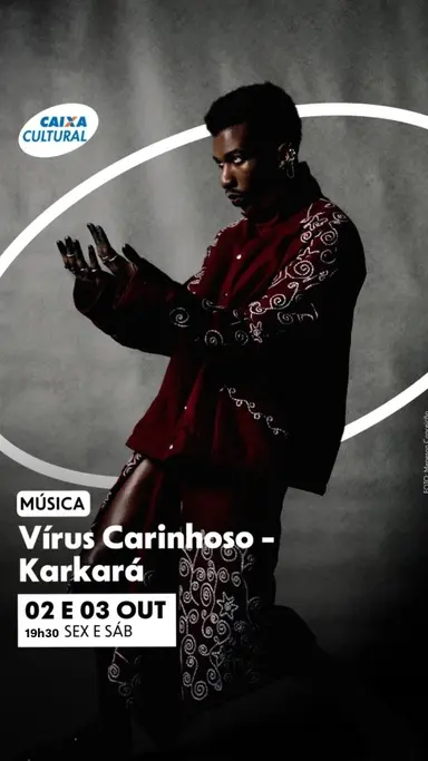Flyer de Vírus Carinhoso e Uana