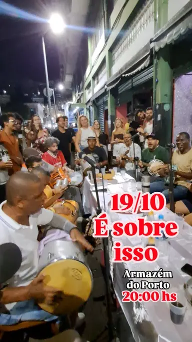 Flyer de Terreiro Cantagalo