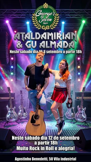 Flyer de A Tal da Mirian Siqueira e Gu Almada