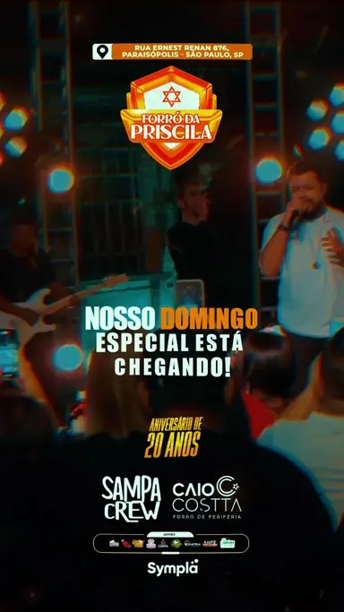 Flyer de Rafinha, Jotinha do Forró e mais 9 artistas